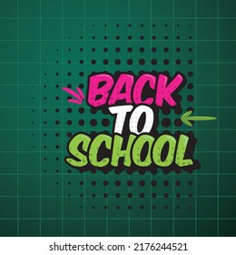 back to school vector. back to school background. back to school banner. Back to school supplies