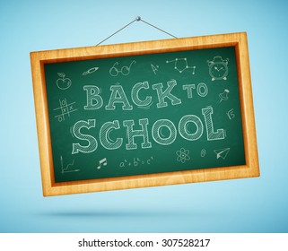 Back to school vector background. eps10 illustration