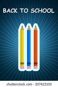 Back to School Vector Backgrounds, Easy to edit/ EPS 10. 