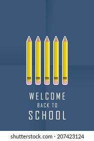 Back to School Vector Backgrounds, Easy to edit/ EPS 10. 