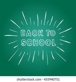 Back to school vector. Children education background
