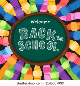 back to school vector collection design