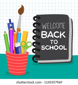 back to school vector collection design