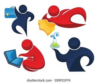 back to school, vector collection of educational symbols