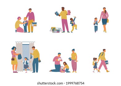 Child Getting Ready School Images Stock Photos Vectors Shutterstock