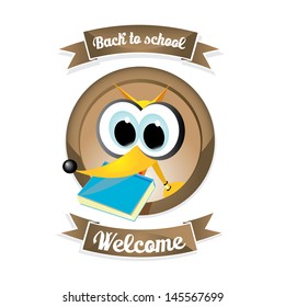  back to school vector concept background.