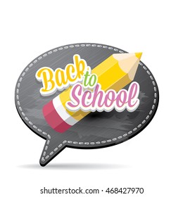 back to school vector concept icon illustration.