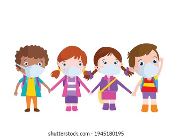 Back School Vector Concepts Group Diversity Stock Vector (Royalty Free ...