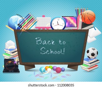 Back to School Vector Design