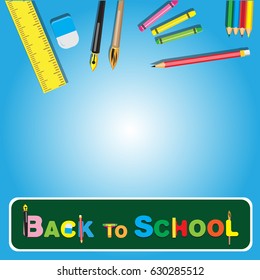 Back to School vector design