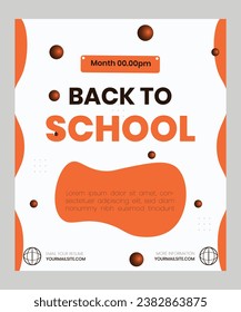 Back to school vector design. Back to school text in chalkboard element with light bulb and pen educational elements. Vector illustration back to school concept.