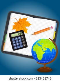 Back to school, vector Eps10 image