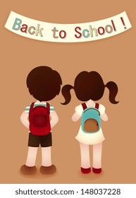 Back to school - Vector File EPS10 