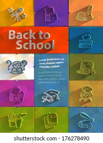 Back to school. Vector format