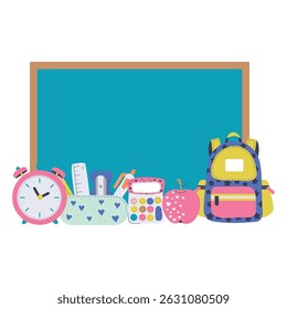 back to school vector frame.
