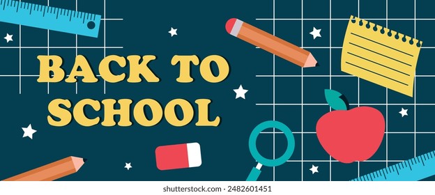 back to school Vector graphics. Illustration. How much