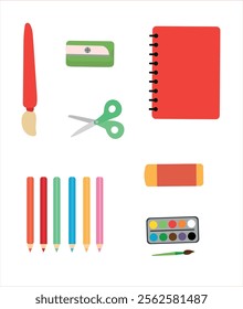 Back to School Vector Icons – Education and Learning Essentials. Hand drawing back to school illustrations