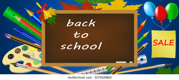 back to school   vector illustration