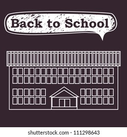 Back to school, vector illustration