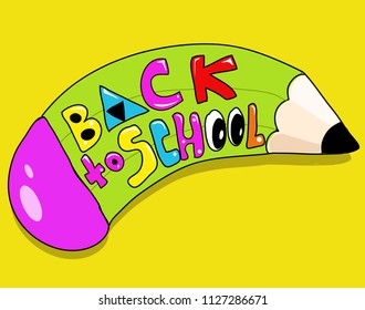 Back to school vector illustration