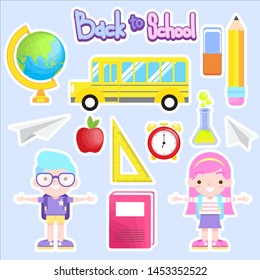 Back to School vector Illustration
