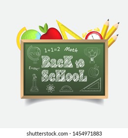 Back to School vector Illustration