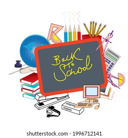 back to school vector illustration