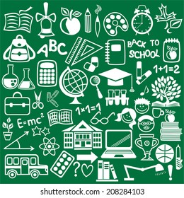 Back to school vector illustration