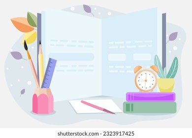 Back to school vector illustration