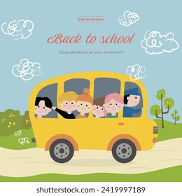 back to school vector illustration