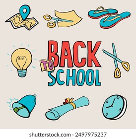 Back to School vector Illustration