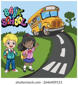Back to School vector Illustration