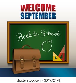 Back to School. Vector illustration.