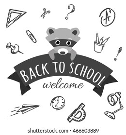 Back to school  vector illustration