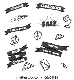 Back to school  vector illustration