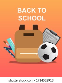 Back to School vector illustration design