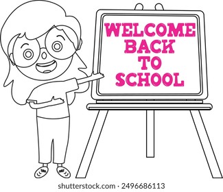 Back to school vector illustration design