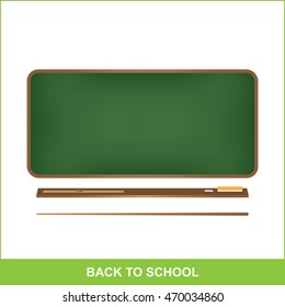 Back to school. Vector illustration on the theme of education.