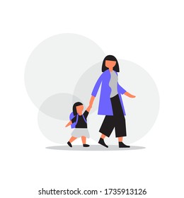 Back to school vector illustration. Perfect for banners, leaflets, landing pages, social media content.