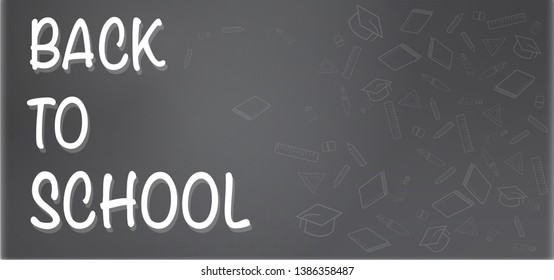 The back to school vector image for education content.