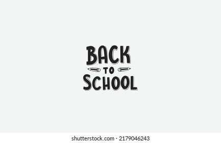 Back to School vector logo design