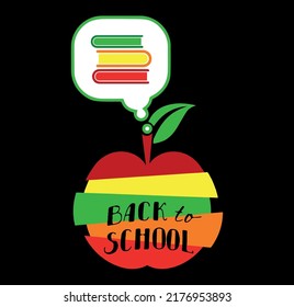 back to school vector sign