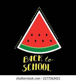 back to school vector sign