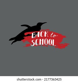 back to school vector sign