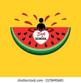 back to school vector sign