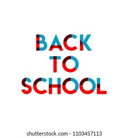 Back to School Vector Template Design Illustration