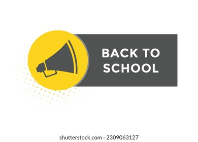 back to school  vectors, sign, level bubble speech back to school 
