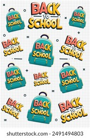 Diseño de Fondo de pantalla de regreso a la escuela