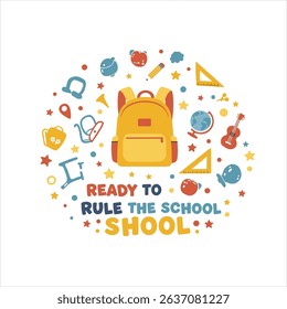 Back to school, Welcome Back to school t shirt and print design, Gift idea for kids scholl students