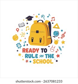 Back to school, Welcome Back to school t shirt and print design, Gift idea for kids scholl students